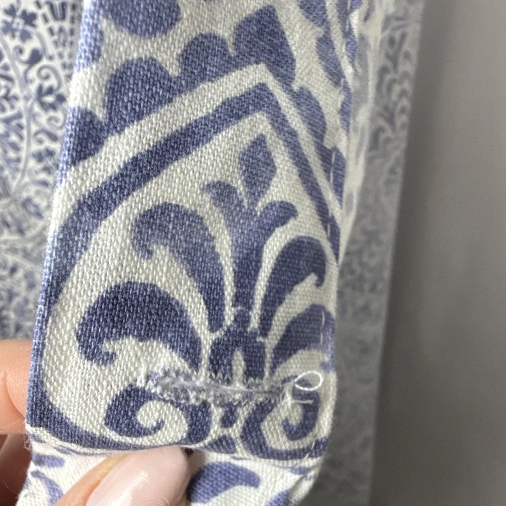 Liz Claiborne Home Medallion Damask 100% Cotton Rod Pocket Curtain 72x72